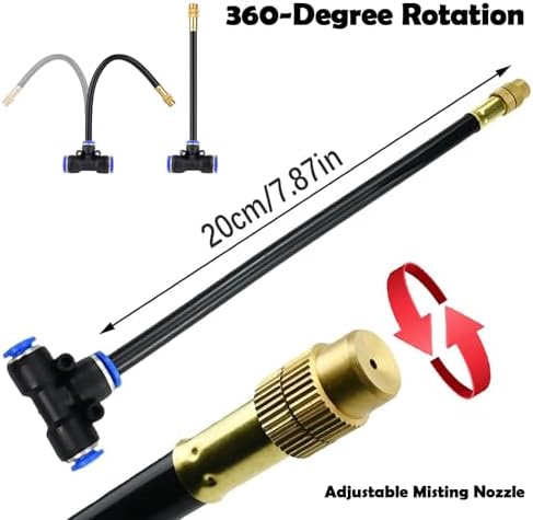 50ft Drip Irrigation System with 18pcs Misting Sprinkler Kit - Image 4