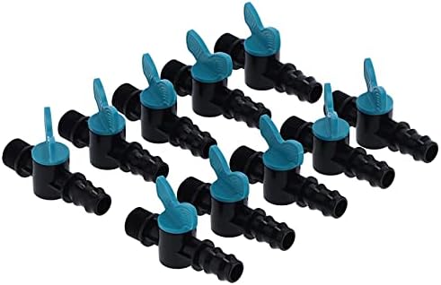 Jeffergarden Irrigation Valve Plastic Ball Switch Valve with 1 2in Male Thread and 20mm Hose Barb for Drip Irrigation, Adjustable Water Shut Off, Locking Connector for Garden Greenhouse Lawn - Image 7