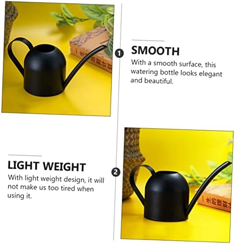 Milisten Long Spout Watering Kettle Durable Metal Watering Can for Indoor and Outdoor Plants No-Spill Design Garden Tool for Succulents and Flowers - Image 5