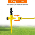 360° Rotation Auto Irrigation System Garden Lawn Sprinkler Patio, Garden Sprinkler Lawn, 90°/180°/360°, Adjustable at Will for Outdoor Grass Yard (8 PCS) - Image 3