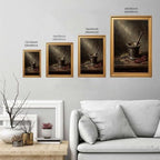 Gold Vintage Framed Still Life Mortar and Pestle Wall Art Print - Image 3