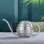 Stainless Steel Watering Can 400ml Indoor Outdoor Metal Watering Pot for Succulents and Flowers with Long Spout - Image 6