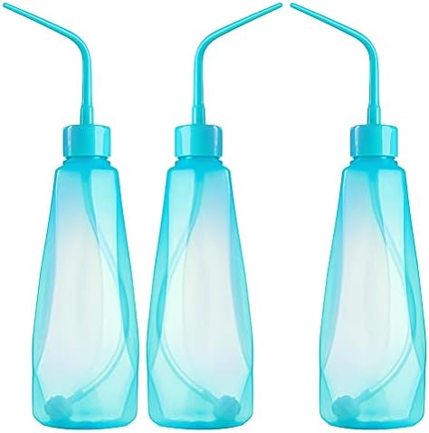 Watering Can Indoor, 3pcs plastic watering can solvent sprayer plant watering flower plants plant squeeze sprayer plant water sprayer succulent watering can plastic plants bottle(Blue) - Image 5