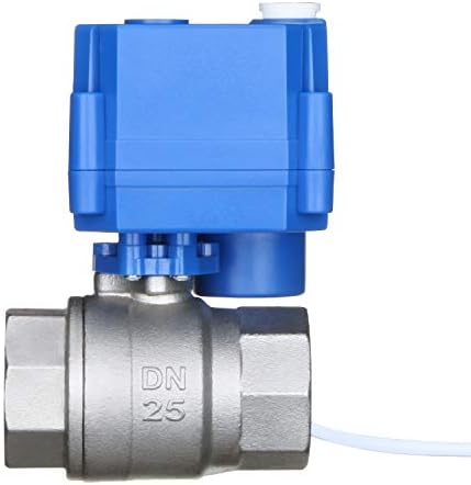 U.S. Solid Motorized Ball Valve- 1" NSF Certified 304SS Ball Valve with Manual Function, Full Port, 9-24V AC/DC and 2 Wire Auto Return Setup - Image 4