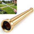Shimeyao 1-1/2" NPSH/NPT Brass Hose Nozzle, 10" Length, 1/2" Orifice by Shimeyao