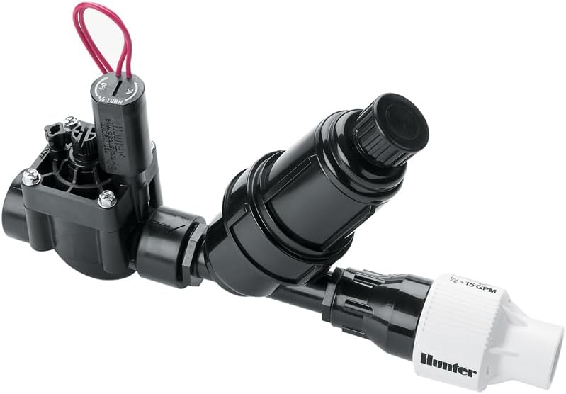 Hunter PCZ10140 Drip Irrigation Kit, 1 in. Valve, Filter, 40 PSI Regulator - Image 3