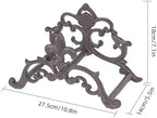 Cast Iron Garden Hose Holder, Sturday Wall Mount Hose Storage (Brown) - Image 7