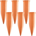 Plant Watering Spikes 6 Pcs Cotta, Self-Watering Clay Indoor and Outdoor Plants for, Efficient 5-9 Inch Pots Drip Irrigation, Easy Refill Water, Ideal for Busy Plant Owners by LUMINFLY