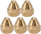 Omabeta 10PCS Brass Misting Nozzle Durable Fine Spray for Plant Irrigation and Cooling System (G1/2 Inch) - Image 3