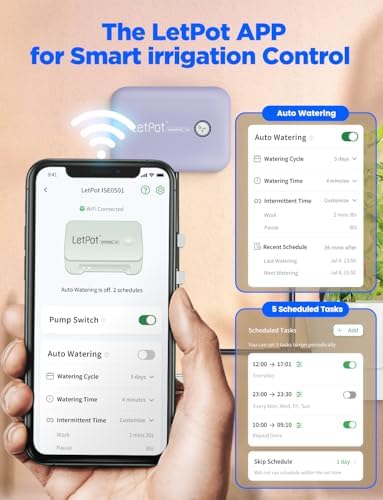 LetPot Automatic Watering System Plant Watering Devices Drip Irrigation Kit - Image 4