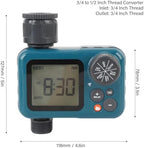 Digital Sprinkler Timer Programmable Water Timer with Rain Delay, Automatic Manual Watering Timer Valve for Garden Yard Lawn - Image 6