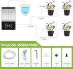 Automatic Drip Irrigation Kit for Indoor Potted Plants, 2-in-1 Design with 1.3L Water Tank & Programmable Timer, Auto/Manual Watering Modes – for Indoor Use Only (Not for Outdoor) (Watering Products) - Image 3