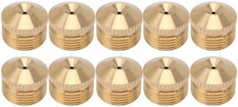 Aramox Stable Long Service Life Brass Mist Nozzles for Cooling System, 10pcs Fine Spray Sprinkler Head for Coal Mine Disinfection, Garden Irrigation (G3/4in 10.4CM) by Aramox