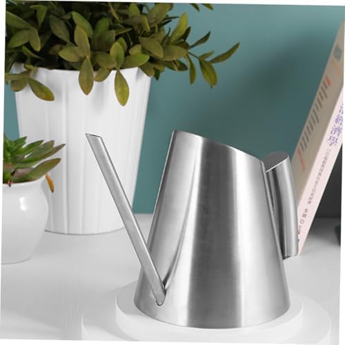 Stainless Steel Watering Can for Indoor Plants Long Spout Metal Pot Ergonomic Handle Large Opening Easy Refill Gardening Tool for Houseplants and Flowers - Image 7
