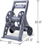 Liberty Basics 514-G Two Wheel Resin Hose Cart, Gray - Image 4