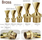 1/2 3/4 1 1.5 2 Adjustable Fan Shaped Brass Fountain Nozzle Spray Decorate Pond Jet Sprinkler Head(1.5 Inch) - Image 5