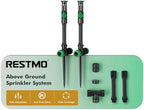 RESTMO Sprinklers for Yard, Above Ground Irrigation Garden Sprinkler System by Restmo