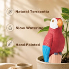 YesWhat Terracotta Watering Spikes Slow Release Watering Stakes 4-Pack - Image 6