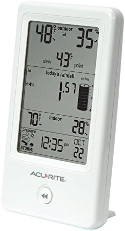 AcuRite (01089MCB) Self-Emptying Wireless Rain Gauge with Storm Alerting - Image 2