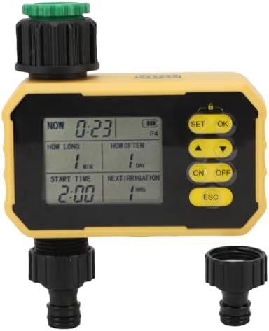 Luocute Sprinkler Timer, Solar Powered Water Timer for Garden Hose by Unknown