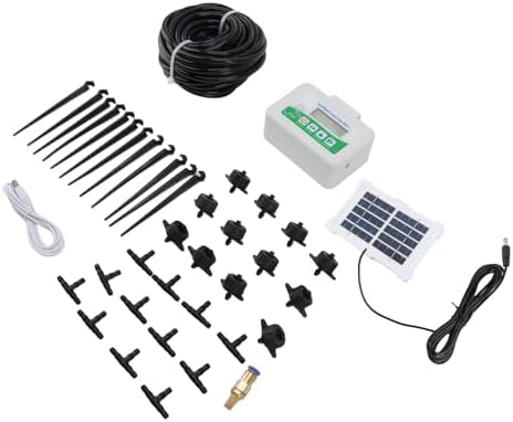 Generic Intelligent Automatic Solar Powered Garden Irrigation System, Programmable Watering Timer, Smart Irrigation System with Efficient Design, Ideal for Garden, Farmland & Lawn - Image 2
