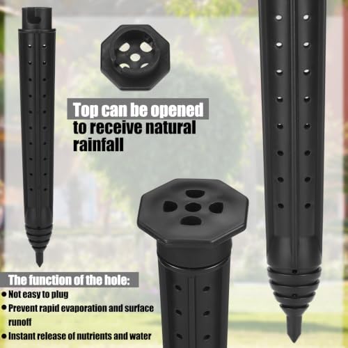 Briwooody 9 Pack Garden Watering Stake Deep Root Irrigation Spike, 12 Inch - Image 5