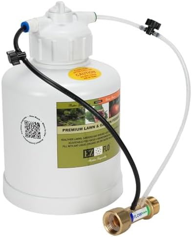 EZ‑FLO 3/4‑Gallon Fertilizer Injector for Constant Pressure Faucet or On/Off | Hose Bib & Drip Connection System | Up to 16,000 sq ft Coverage | Adjustable Micro‑Dosing | 3/4″ GHT Connector - Image 5