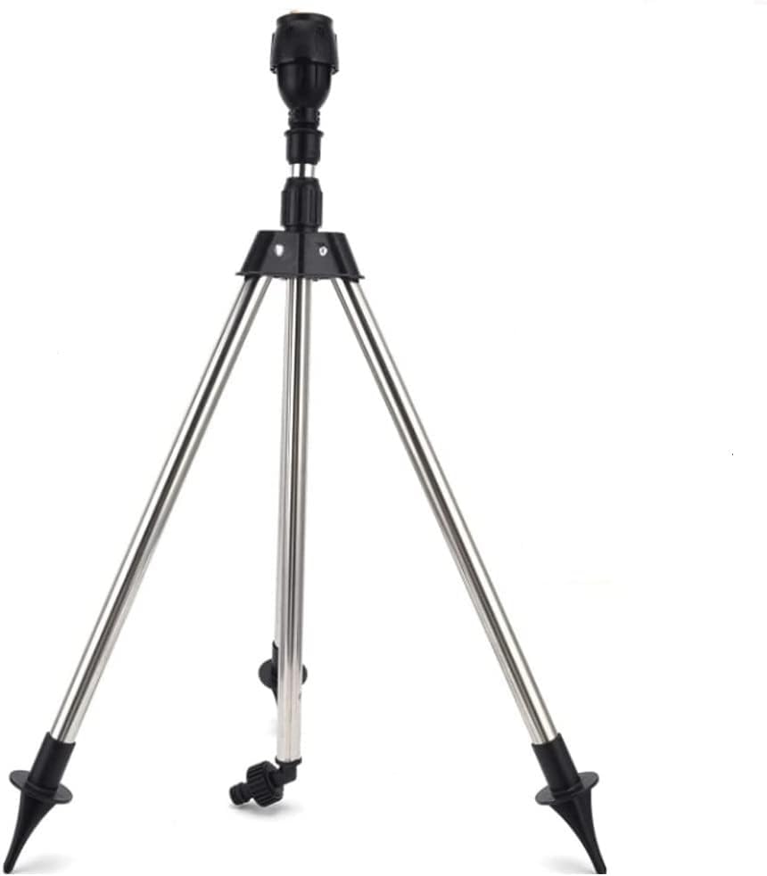 Rotating Tripod Sprinkler, 360 Degree Automatic Rotating Irrigation Watering Sprinkler, Large Area Telescopic Tripod Sprinkler for Patio Lawns - Image 5