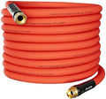 SPECILITE 3/4" x 50FT Hot/Cold Rubber Garden Water Hose, -50℉-190℉, Red by SPECILITE