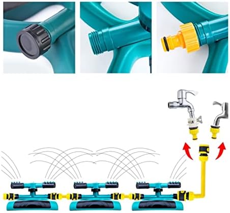 Lawn Garden Sprinkler 360 Degree Rotating Automatic Sprinkler Large Area Coverage Water Sprinklers for Outdoor Lawn Yard Irrigation Watering - Image 5
