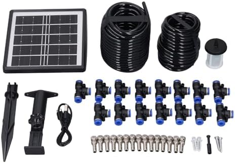 Solar Spray Irrigation System, Automatic Watering System for Plants with Flexible 4 Step Timer Settings, Solar Powered Self Watering Kit for Balcony Garden Indoor Outdoor - Image 6