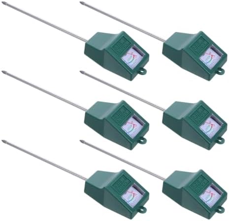 6 Pack Soil Moisture Meter for Gardens and Lawns Easy Read by Ifundom