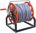 Heavy Duty Metal Garden Hose Reel, Wall Mountable for 1/2 3/4 1 Inch Hoses, Portable Hose Organizer for Lawn Watering & Cable Storage,2.5cm/1in by Unknown