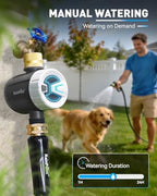 RAINPOINT WiFi Water Timer, Sprinkler Timer for Garden Hose, Smart Automatic Irrigation System with Brass Inlet for Yard, Lawn, APP Remote Control via 2.4Ghz WiFi and Bluetooth - Image 6