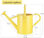 1 Gallon Watering Can for Outdoor&Indoor Plants，Yellow - Image 5
