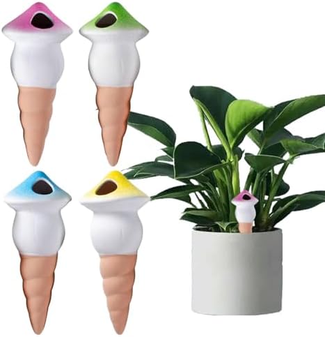 Self Watering Globes Mushroom Shape Automatic Irrigation Dripper by Unknown