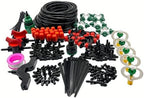 15M+156pcs Quick-Connect Drip Irrigation Kit with Adjustable Nozzles, Valves，Garden Watering System for Plants Vegetable Garden, Saving Water Automatic Irrigation Equipment for Raised Bed (1set) by WOVSTNOV