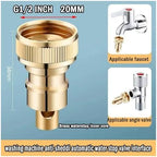 Copper Auto Stop Washing Machine Valve - Image 2