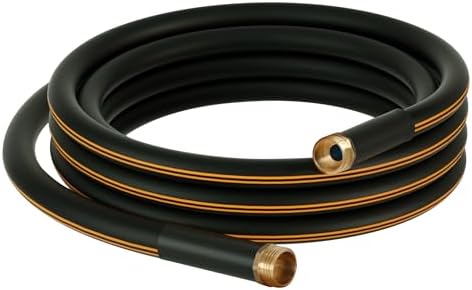 Atlantic Garden Hose 20 ft Black 5/8" Heavy Duty Water Hose Extension by Atlantic
