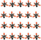 Garden Lawn Sprinkler Irrigation System 20 Pieces of Five-Fog Cooling Nozzle Micro-Irrigation System Garden Greenhouse Adjustable Sprinkler with 1/2 Inch Connector IT096 by Lrjskwzc
