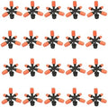 Gardening Irrigation Dripper 20 Pieces of Five-Fog Cooling Nozzle Micro-Irrigation System Garden Greenhouse Adjustable Sprinkler with 1/2 Inch Connector IT096 (Color : 20PCS) by Unknown