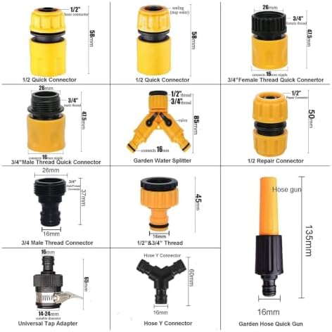 Standard Garden Hose Quick Connect Connector Set - Image 7