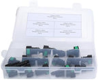 AC PERFORMANCE 15PCS Assorted Fuel Line Straight Quick Connector Kit, SAE 7.89mm & 9.49mm & 9.89mm to 8mm, 6.3mm to 6mm, 11.8mm to 10mm - Image 3
