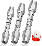 3 Pack Hydraulic Hose Repair Kit, 1/4, 3/8, 1/2 Reusable Hydraulic Fitting by Unknown
