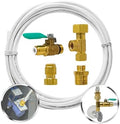 Metpure Ice Maker Refrigerator Water Line Kit, 25 ft x 1/4" by MetpureInc