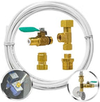 Metpure Ice Maker Refrigerator Water Line Kit, 25 ft x 1/4" by MetpureInc