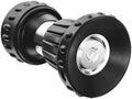 HOSUN Fire Hose Nozzle for Garden Hose, Heavy Duty Fireman Style Garden Hose Nozzles, Leak Proof & Adjustable Water Nozzle High Pressure, Best for Watering Plant & Lawn, Washing Car & Pet (Black) by HOSUN