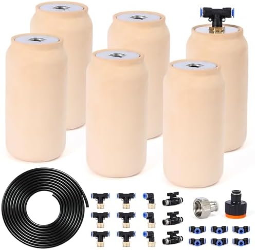 6pcs Plant Watering Device Easy Self Watering Planter for Your Garden 30oz Olla Watering System 3.5x3.5x7in Classic Plant Watering Stakes Vacation Plant Watering Devices by Unknown