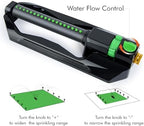 RESTMO 2 Pack Oscillating Sprinkler with Metal Base, Sprinklers for Yard - Image 5