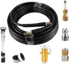 Drain Cleaning Hose Pressure Hose High Pressure Washer Nozzle Pipe Cleaning Nozzle(Style A,20 Meter) by Unknown